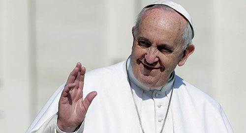 A Scala 500 giovani riuniti, Papa Francesco: “Preghiamo insieme per la pace”