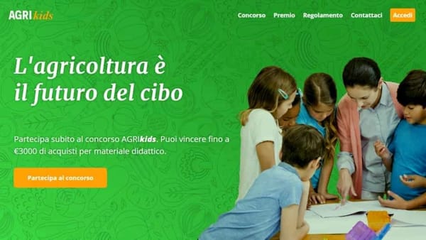 Al via il concorso AgriKids aperto a tutte le scuole 2019