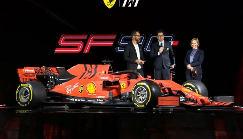 Ecco la Ferrari SF90, la nuova monoposto del Cavallino Rampante