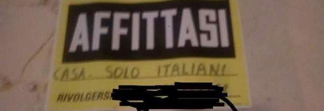 «Non si affitta agli stranieri»: la città si divide sull’annuncio