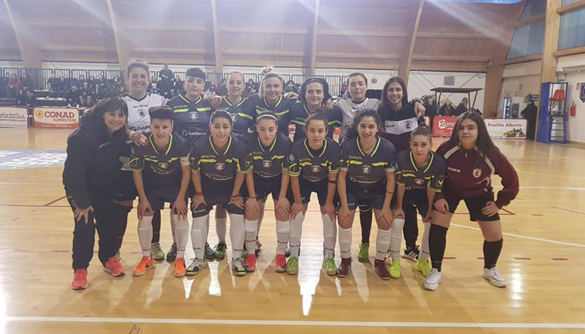 Salernitana femminile, sconfitta di misura contro il Futsal Rionero