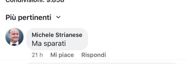 Insulti social a Salvini: «Sparati», presidente della Provincia sotto tiro