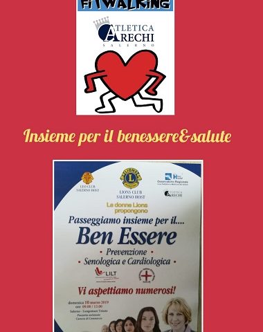 Domenica a Salerno c’è “Passeggiamo insieme per il Ben Essere”