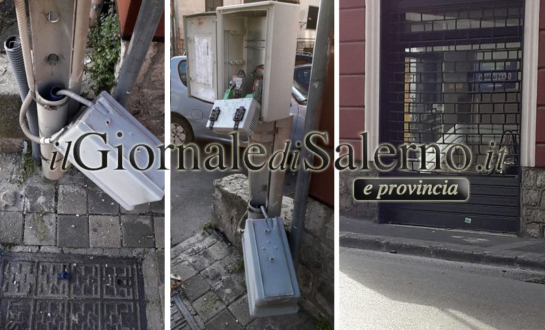 Auto contro la centralina: telefoni muti a Nocera Superiore