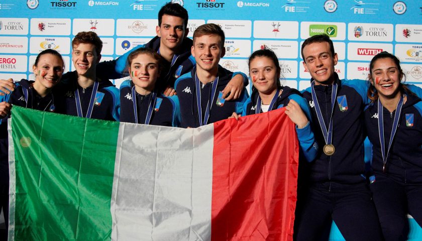 Il salernitano Michele Gallo è Campione del Mondo a squadre con l’Italia della sciabola Under 20