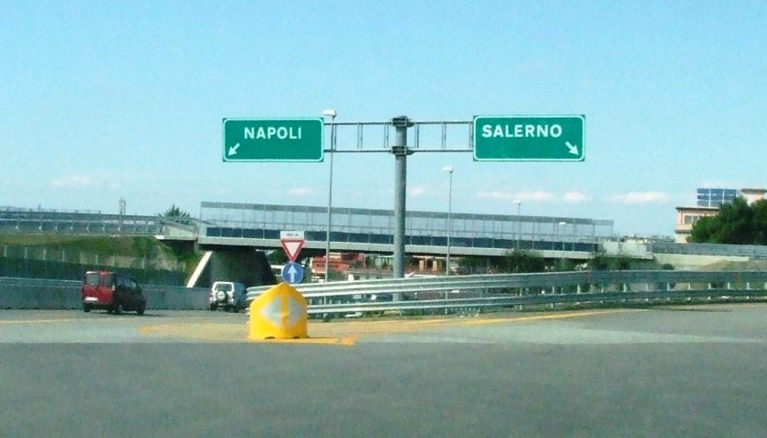 Autostrada A3: nella notte di venerdì chiuso il tratto tra Nocera nord e Angri, verso Napoli