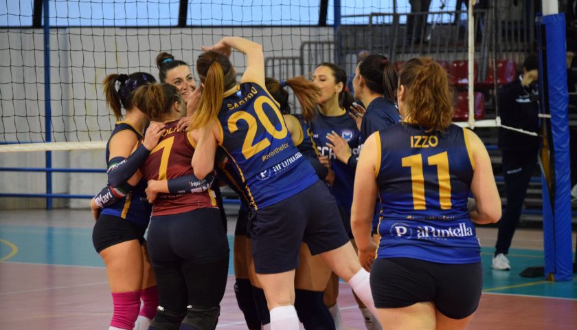 Polisportiva Salerno Guiscards, il team volley torna al successo ed è a un passo dai play off