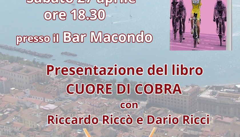 “Cuore di cobra. Confessioni di un ciclista pericoloso”, sabato la presentazione del libro scritto da Riccardo Riccò