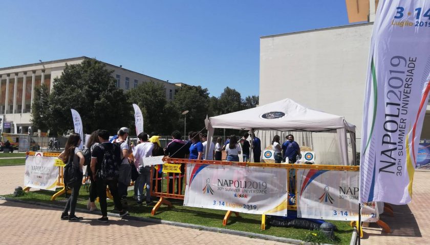 UNIVERSIADE, IN MIGLIAIA AL COMICON ALLA PROVA DEL TIRO CON L’ARCO