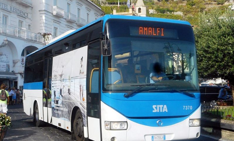 Traffico caos in costiera amalfitana: giovedì 9 maggio sciopero dei lavoratori Sita Sud