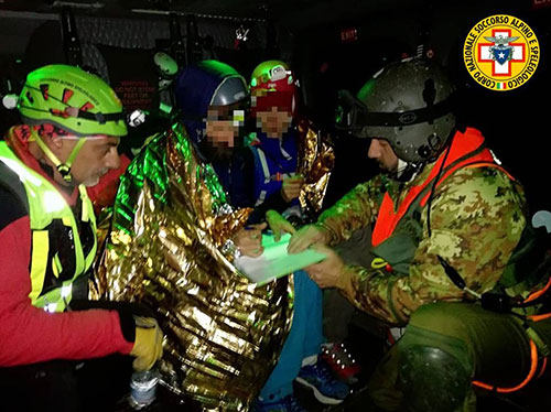 Alpinisti bloccati per ore sul monte Bulgheria