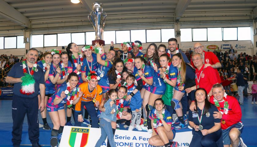 Il triplete è servito: la Jomi Pdo Salerno è Campione d’Italia