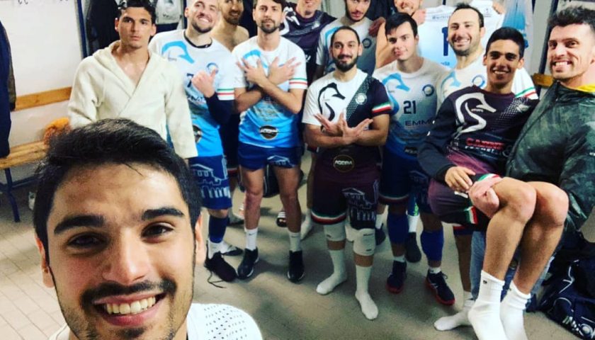 Indomita-Marcianise 3-2, biancoblu ritrovano successo casalingo. Coach Vitale e l’atleta Fabio Manzo: “Ora testa al derby”