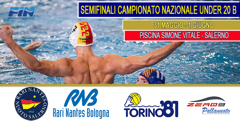 Rari Nantes Salerno, le semifinali Nazionali Under 20 alla Piscina Vitale