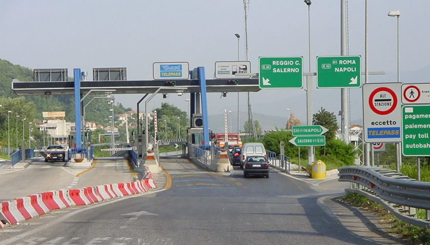 NAPOLI-POMPEI-SALERNO: CHIUSURE NOTTURNE DELLO SVINCOLO DI VIETRI SUL MARE