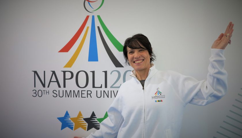 MANUELA DI CENTA IN PISTA CON L’UNIVERSIADE NAPOLI 2019