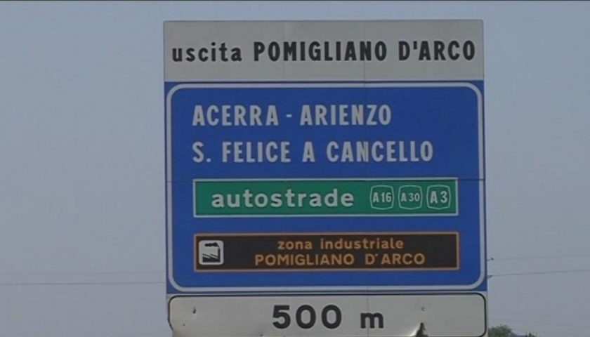 Autostrada A16: chiusa la stazione di Pomigliano, in entrata verso Canosa e in uscita per chi proviene da Napoli