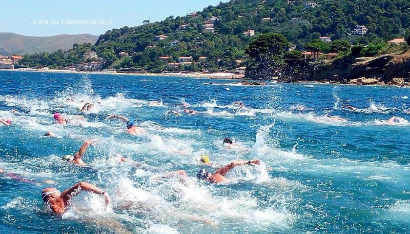 Spettacolo sportivo a Castellabate con le gare di nuoto in acque libere