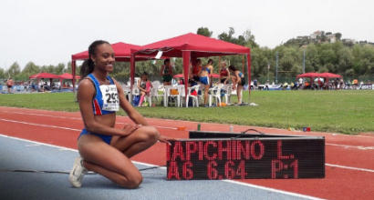 Agropoli, record italiano Under 20 nel salto in lungo per Larissa Iapichino