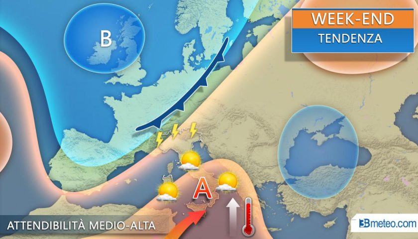 Meteo: in arrivo la prima ondata di caldo africano dell’estate, ma i temporali restano in agguato al Nord