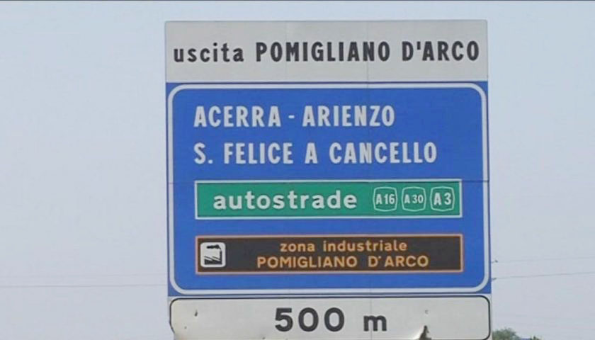 Autostrada A16: nella notte tra domani e venerdì chiusa la stazione di Pomigliano, in entrata verso Napoli e in uscita per chi proviene da Canosa