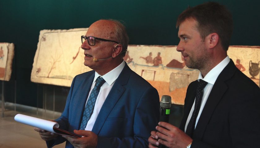 Presentazione della 49esima edizione del Giffoni Film Festival al Museo Archeologico Nazionale di Paestum