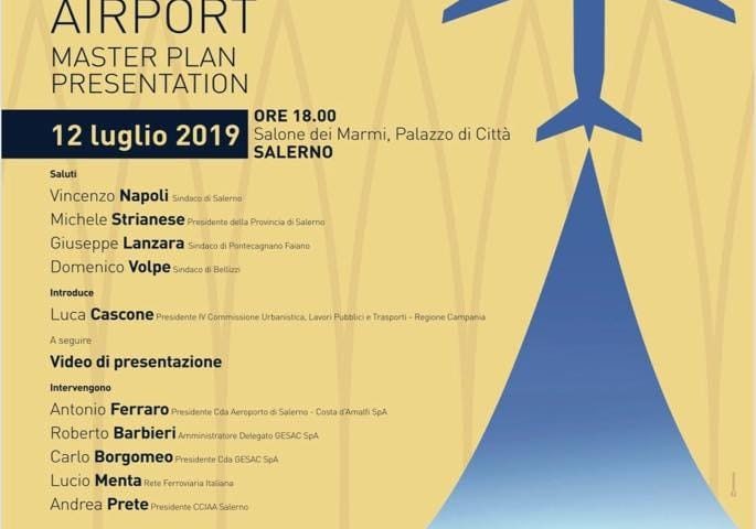 Presentazione del Master Plan dell’Aeroporto di Salerno