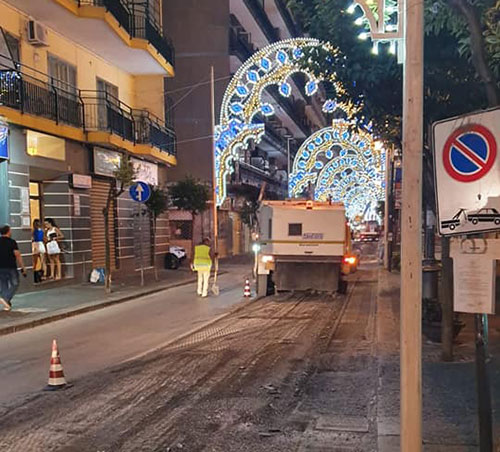 Rifacimento manto stradale a Salerno, dopo via Carmine tocca al lungomare Trieste