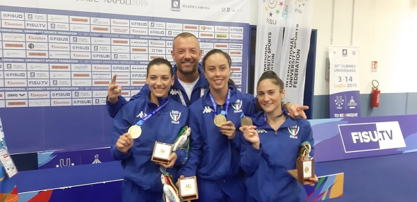 UNIVERSIADE, LA SCHERMA CHIUDE IN BELLEZZA: ORO A SQUADRE NEL FIORETTO MASCHILE E NELLA SCIABOLA FEMMINILE