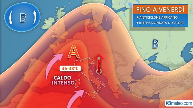 Protezione Civile Campania: domani e giovedì rischio ondate di calore
