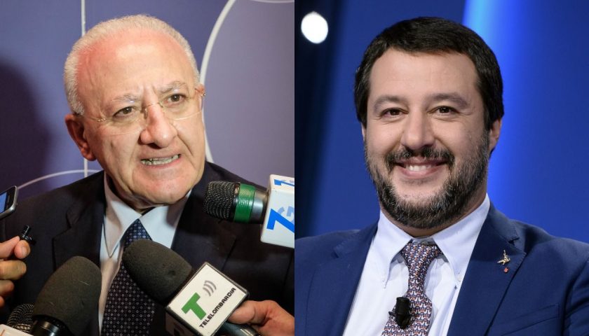 De Luca: “Salvini, tra un tweet e l’altro, ci vuole dire o no quando intende istituire un posto di polizia all’ospedale San Giovanni Bosco?”