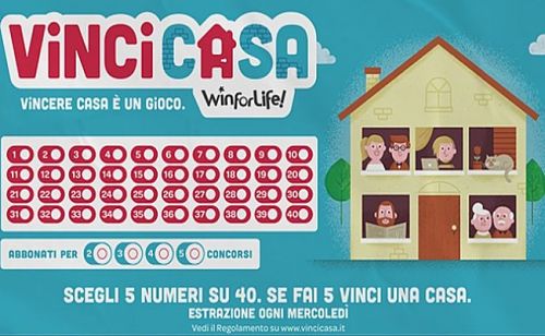 Sarno: gioca 4 euro e vince una casa e 200mila euro in contanti