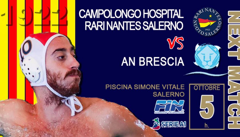 Calendario di serie A1: per la Rari Nantes Salerno subito il Brescia