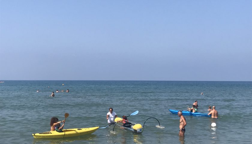 UN GIORNO IN CANOA, INIZIATIVA CONGIUNTA DEL CIRCOLO CANOTTIERI AGROPOLI E DEL LIDO MILITARE “TORRE DI MARE”