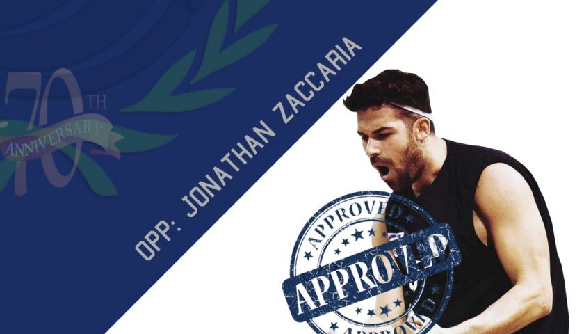 Indomita Salerno, torna l’opposto Jonathan Zaccaria