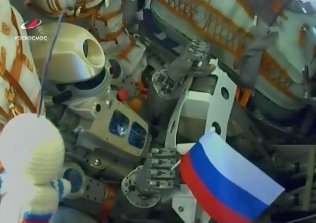 Il robot cosmonauta in viaggio verso la Stazione Spaziale