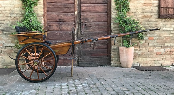 Si ribalta con il calesse in litoranea a Pontecagnano, grave un anziano