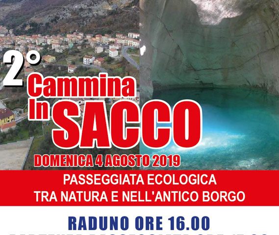 Torna “Cammina InSacco”, passeggiata tra la natura e le bellezze del borgo