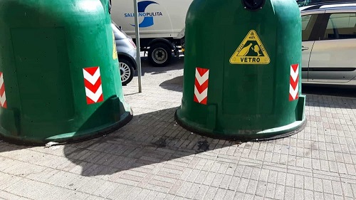 Salerno, arrivano 80 nuove campane per la raccolta del vetro