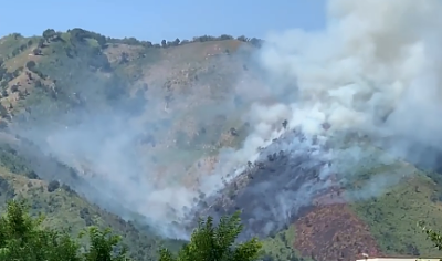 Bruciano le montagne della Valle dell’Irno