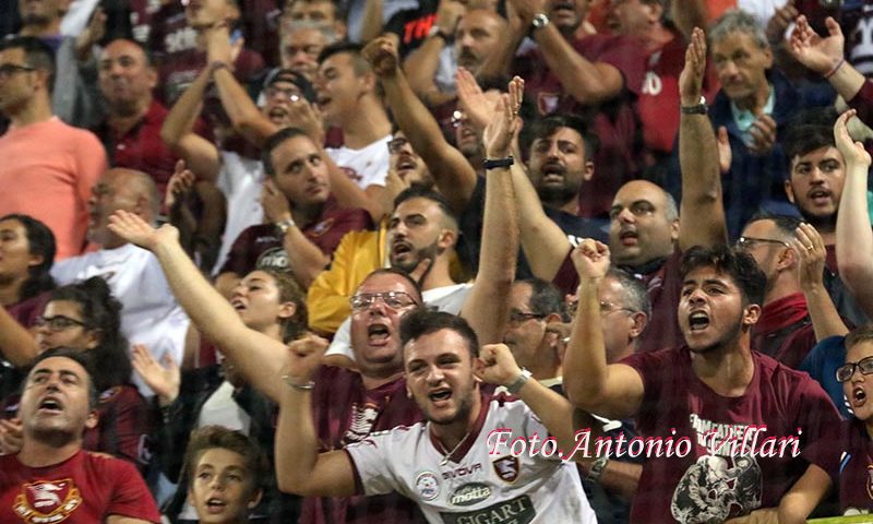 Salernitana – Frosinone, via alla prevendita dei biglietti