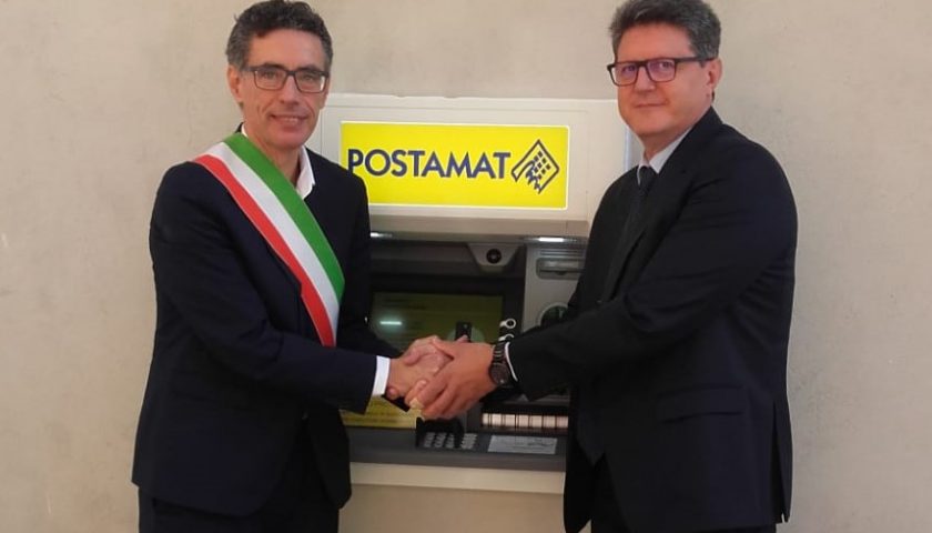 A Castelnuovo Cilento installato il primo sportello automatico ATM Postamat