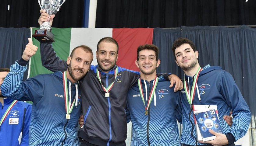 Club Scherma Salerno nella storia, vince la Coppa Italia contro il CS Pisa Di Ciolo