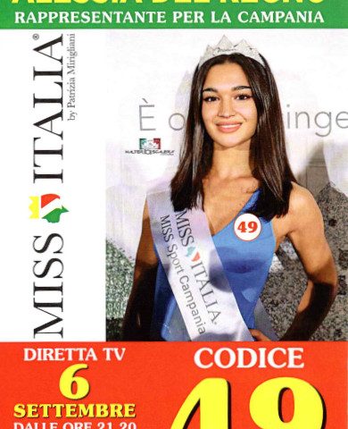 Alessia Del Regno, da Piazza di Pandola a Miss Italia