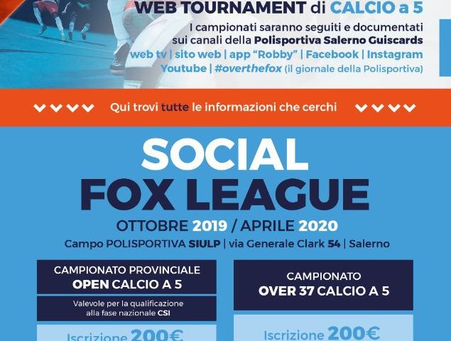 Polisportiva Salerno Guiscards, la Social Fox League 2019/20 si “sdoppia”