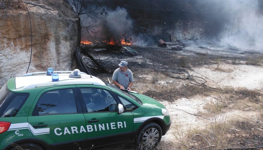 San Gregorio Magno, distrutta una coltivazione di canapa