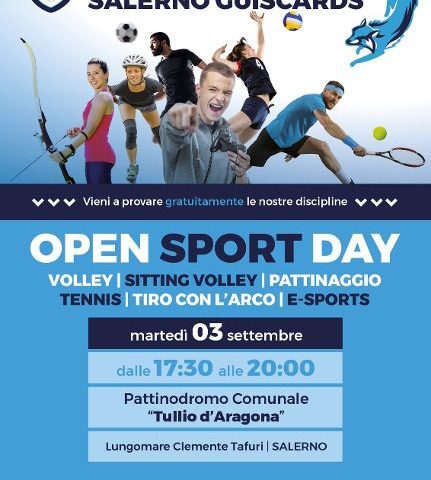 Polisportiva Salerno Guiscards, martedì è in programma il 1^ Open Sport Day