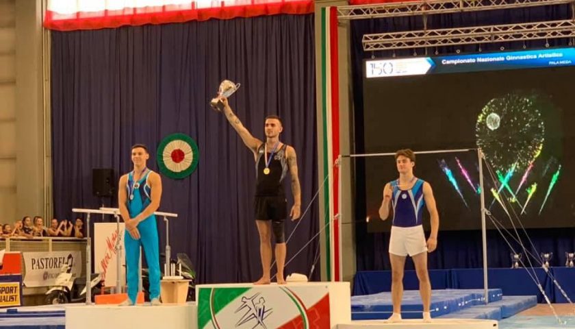 Ai Campionati Italiani Assoluti di Ginnastica Artistica di Monza brillano gli atleti della Ginnastica Salerno