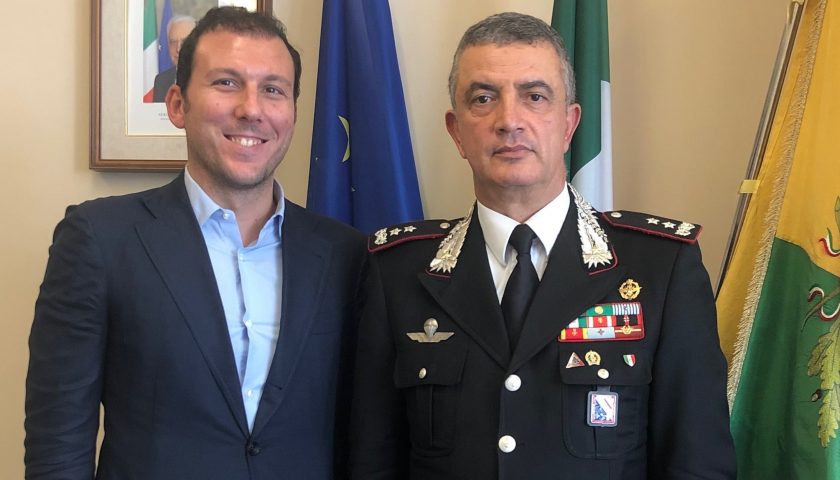 Caserma dei Carabinieri a Nocera Superiore: vertice tra il sindaco Cuofano ed il generale Stefanizzi