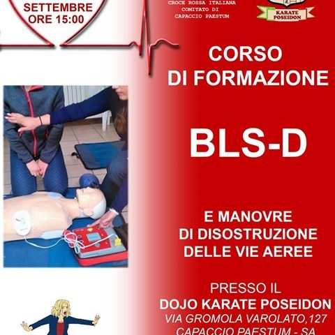 Il Karate Poseidon con la collaborazione della Croce Rossa organizza il primo corso BLS-D